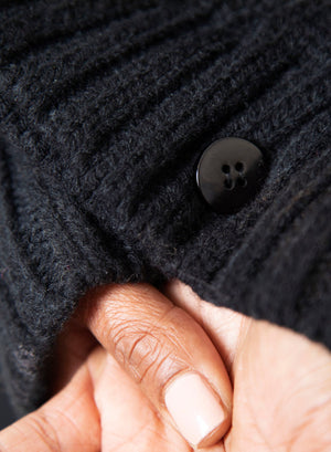 Black Knit Sweater Dress