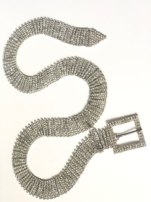 Western Style Crystal Belt