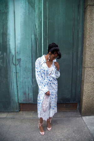 Splash of Blue｜Midi Dress