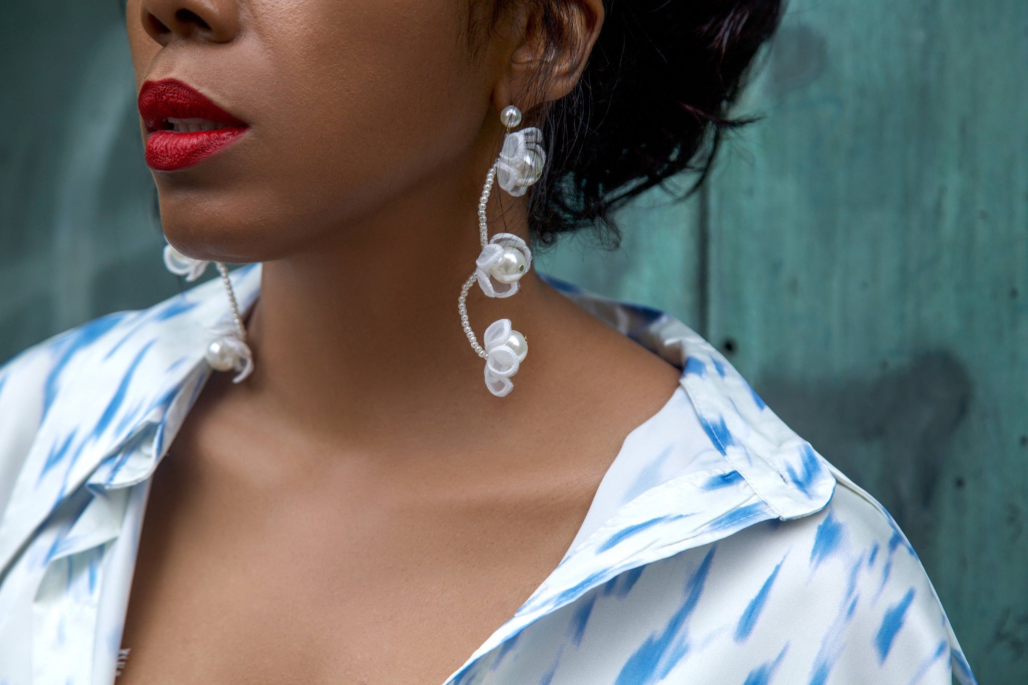 Splash of Blue｜Midi Dress