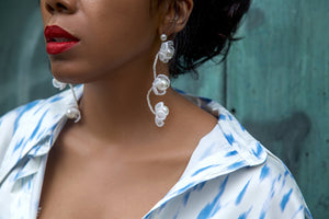 Splash of Blue｜Midi Dress